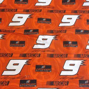 Fabric Remnant Orange NASCAR #9 Evernham Motorspor